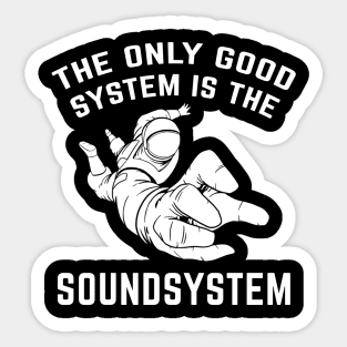 Soundsystem Tekno 23 Astronaut Sticker